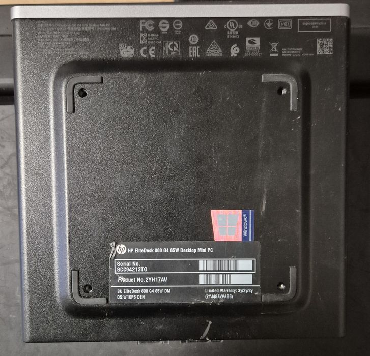 vand 2 x Calculator Mini PC Hp EliteDesk 800 G4 DM 65W.i5 8500.Nvme256