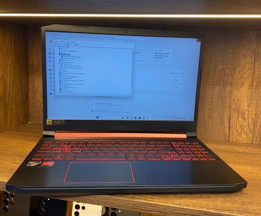 Ноутбук Acer  Ryzen 5 3550Н