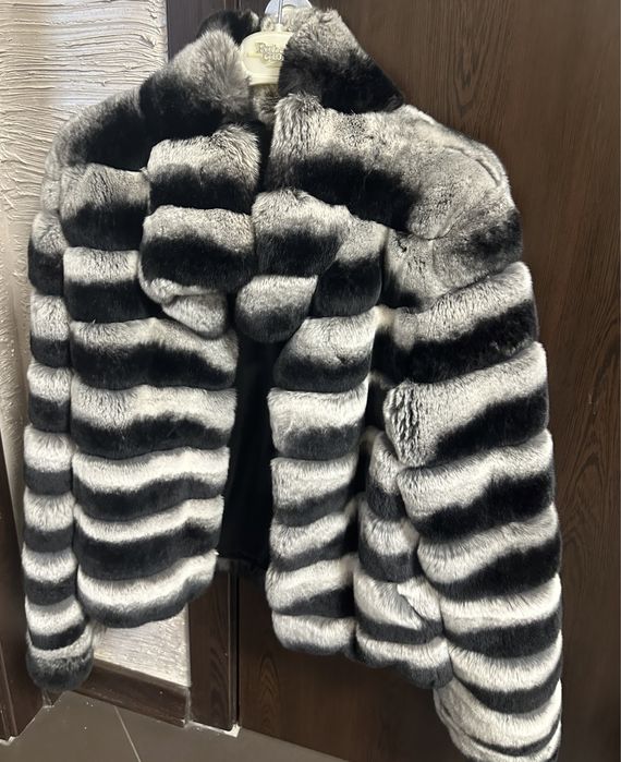 Дамско Палто рекс тип чинчила невероятно качество