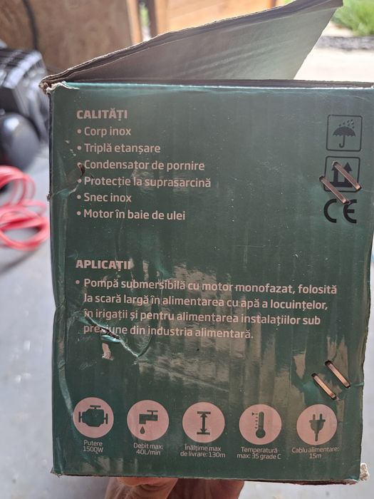 Pompa submersibila 1500w