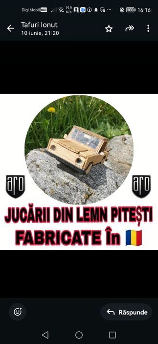 Jucarii din lemn Pitesti