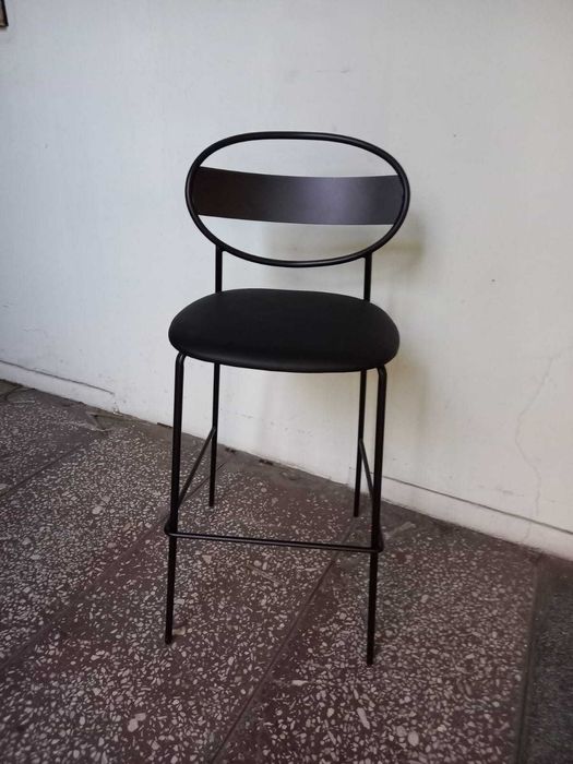 Scaun bar  cadru metalic, sezut tapitat 1 buc