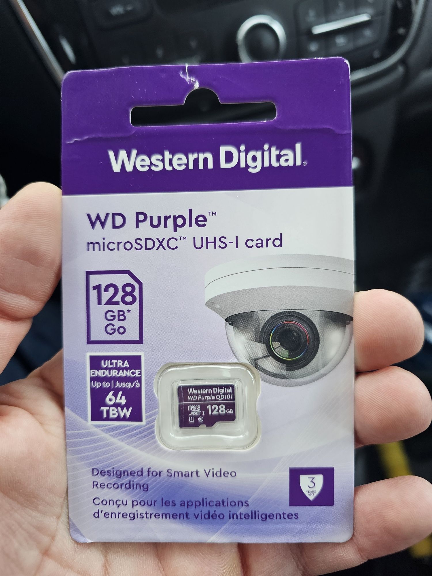 MICROSD Western Digital - Purple Ultra Endurance - 128 Gb