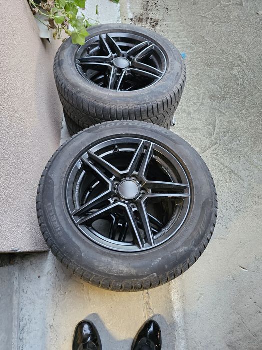 Гуми с джанти 225/55/16 5х112 за Мерцедес и VAG