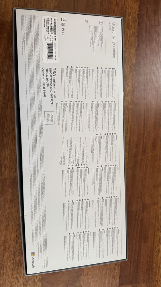 Клавиатура и мишка Microsoft Sculpt Comfort Desktop set