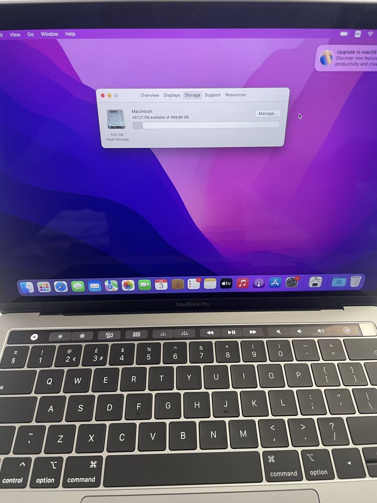 MacBook Pro 2019 13” Space Grey, i7, 16Gb, 500Gb