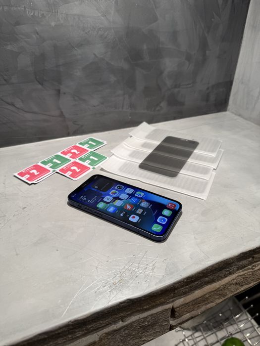 КАТО ЧИСТО НОВ Iphone 12 mini blue 128 GB + подаръци