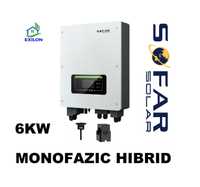 Invertor 6KW Hibrid Monofazic, 48V, Sofar Solar HYD6000-ES, Pret Redus