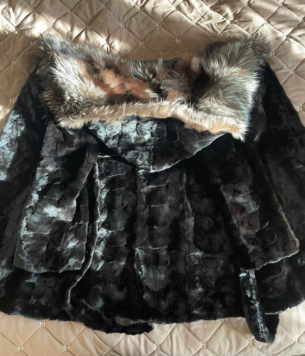 Palton din blană 100% naturala