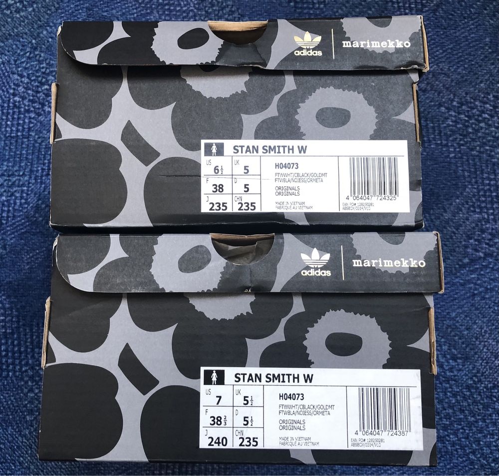 НОВИ Adidas X Marimekko Stan Smith ОРИГИНАЛНИ дамски маратонки 38/24см