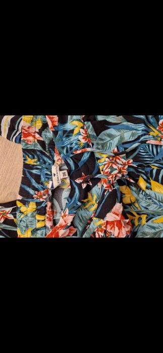 Pantaloni imprimeu floral Tom Tailor