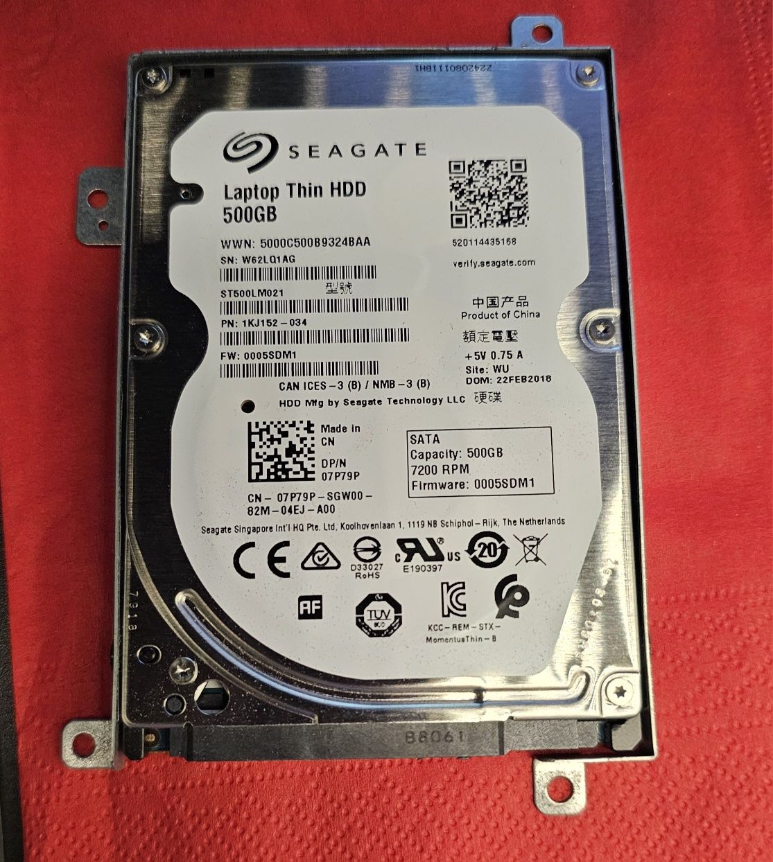 Hard leptop 500gb