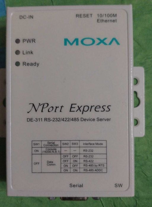 Server Serial Convertor Serial MOXA NPORT DE-311 RS 232 422 485
