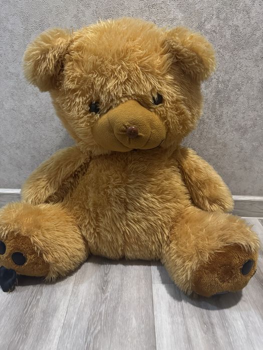 Мягкий медведь 55 см на поделки даром