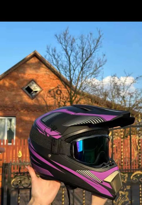 Casca moto/enduro/atv    +ochelari cadou