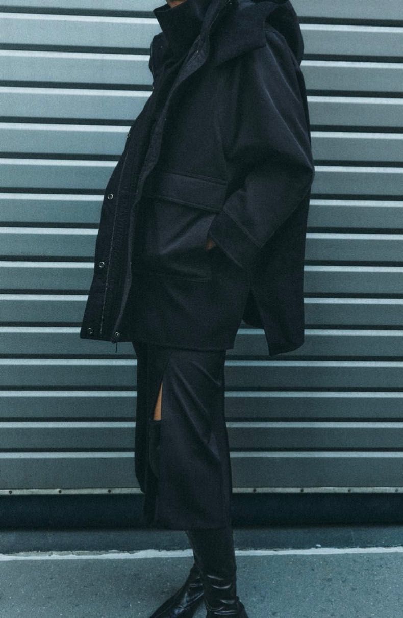 Geaca Zara dama tip parka