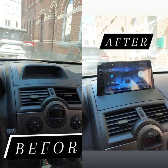 PROMOTIE - Navigatie GPS Android 15 Dedicata Renault Megane 2 Carplay