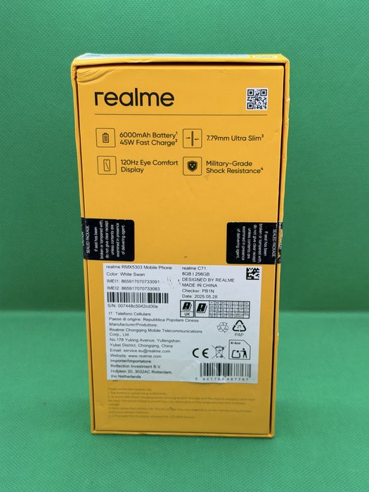 Realme C71 256/8 Alb