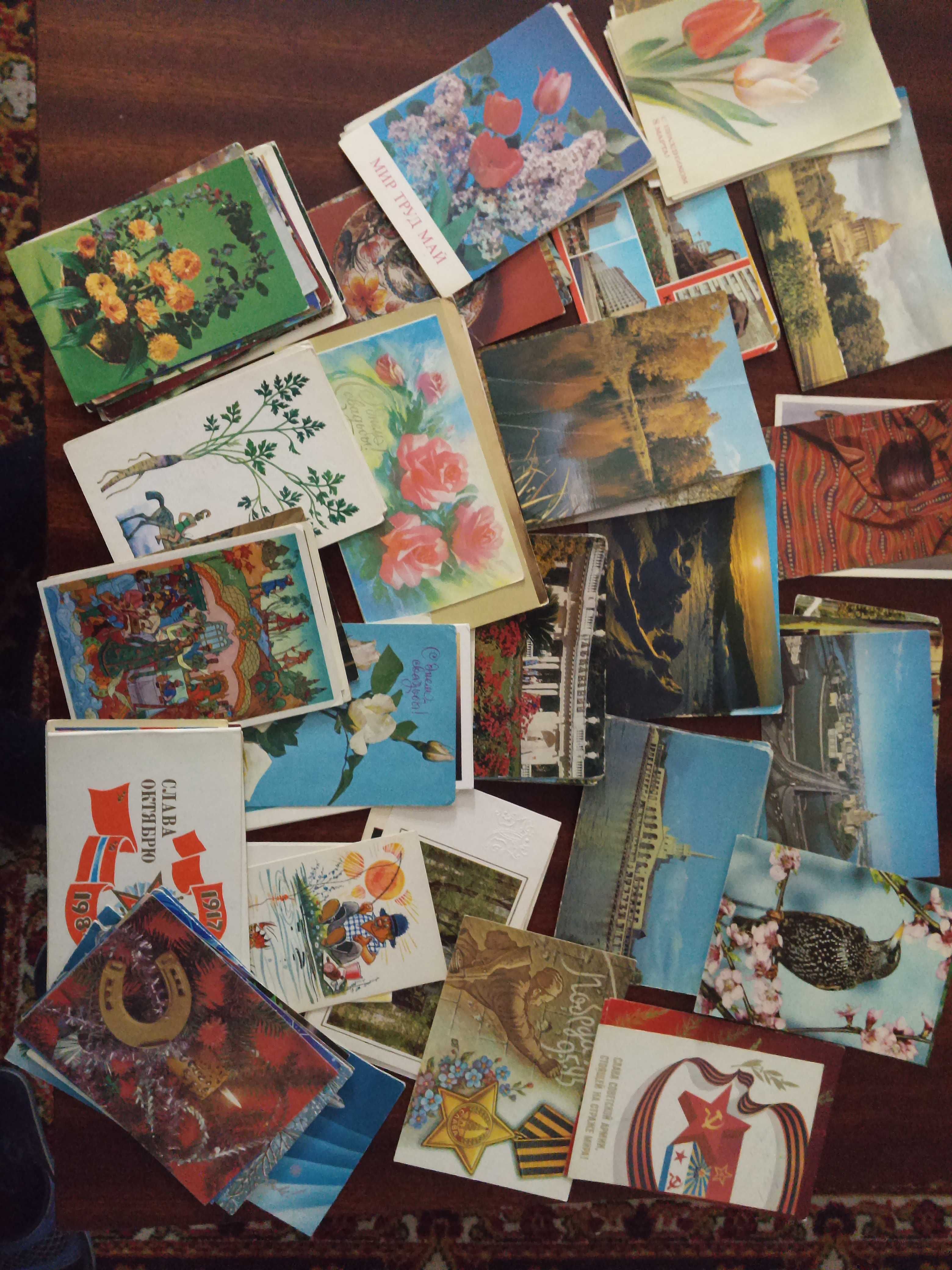 наборы открыток советских времен