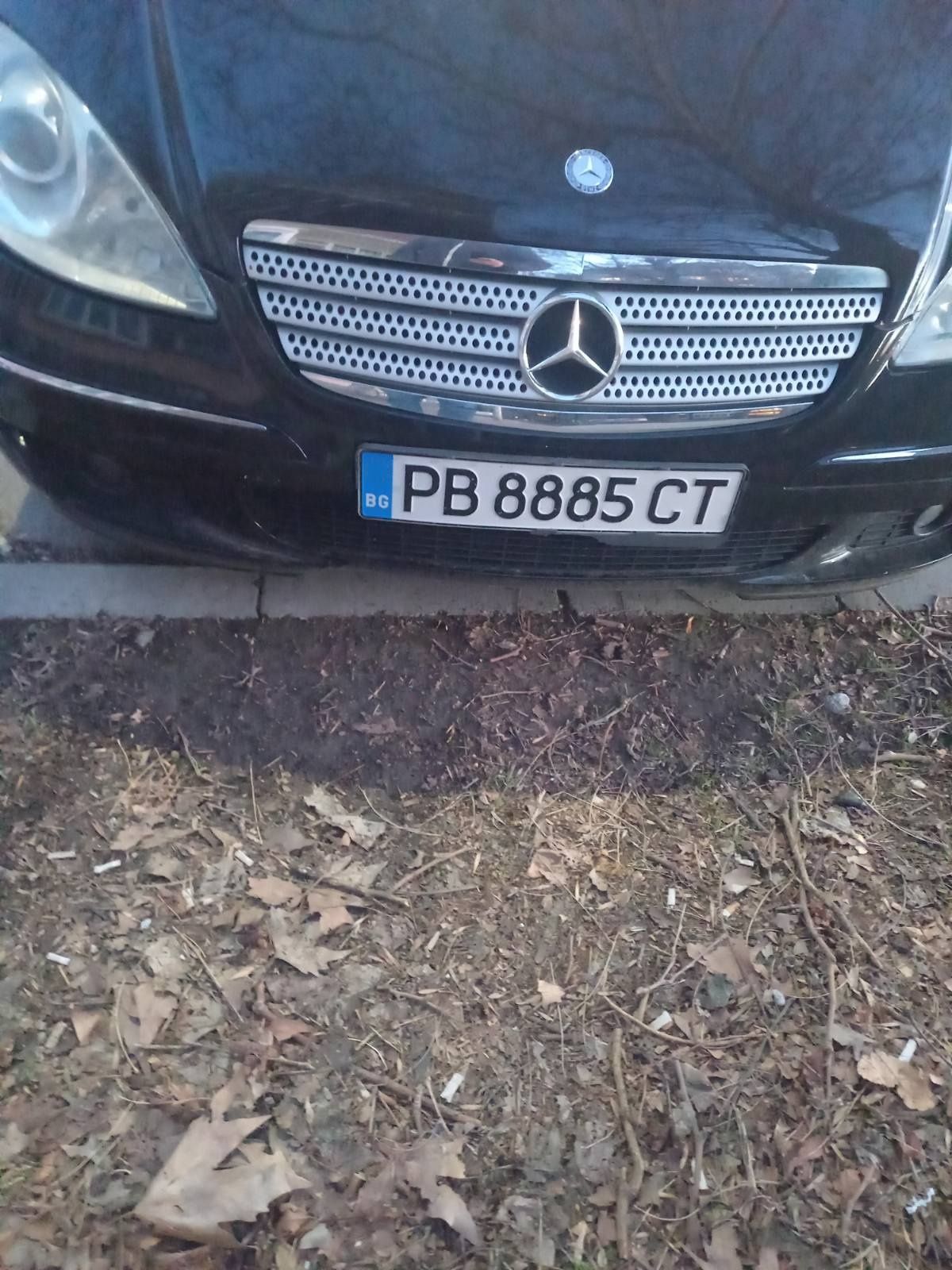 Mercedes A150 W169 Халогени и капачка предна броня