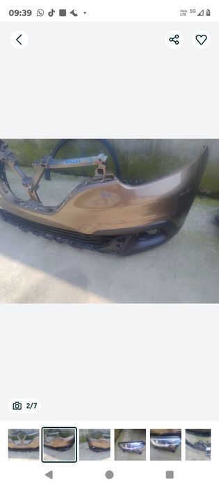 Bară față Renault Kadjar