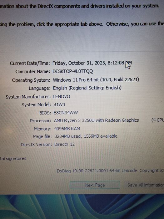 Laptop Lenovo Ideapad
