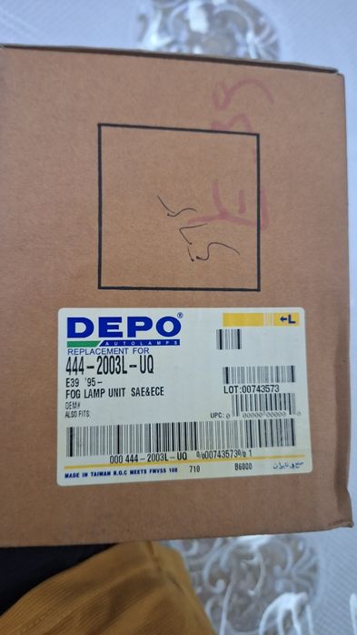 BMW E39 2003 tumanka fara