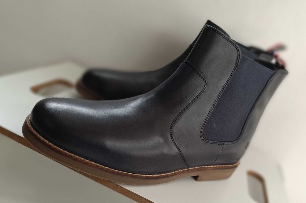 Ghete chelesea 41.5 42 plain toe Paul Vesterbro NOI piele naturala