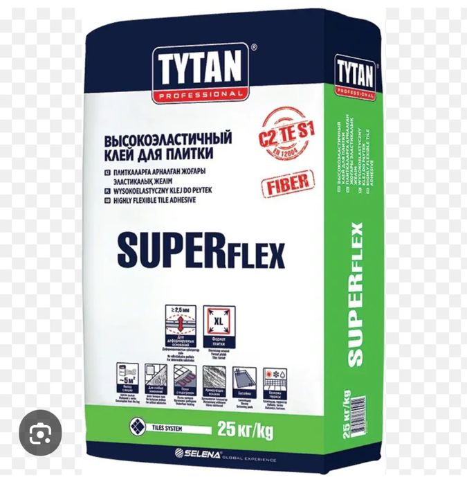 TITAN SUPERFLEX Высокоэластичный Клей Для Плитки