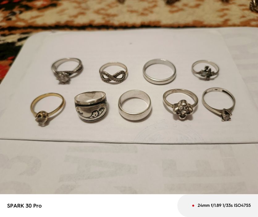 Кольца серебро 925 проба