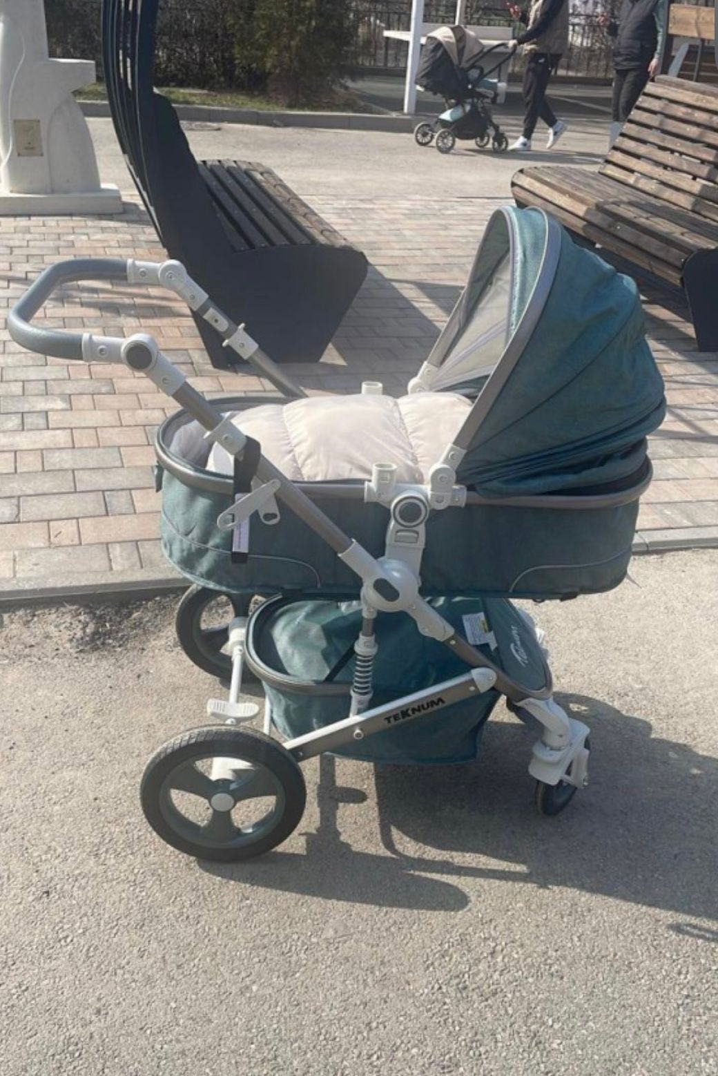 Коляска универсальная 3 в 1 Teknum 531+C, бирюзовый