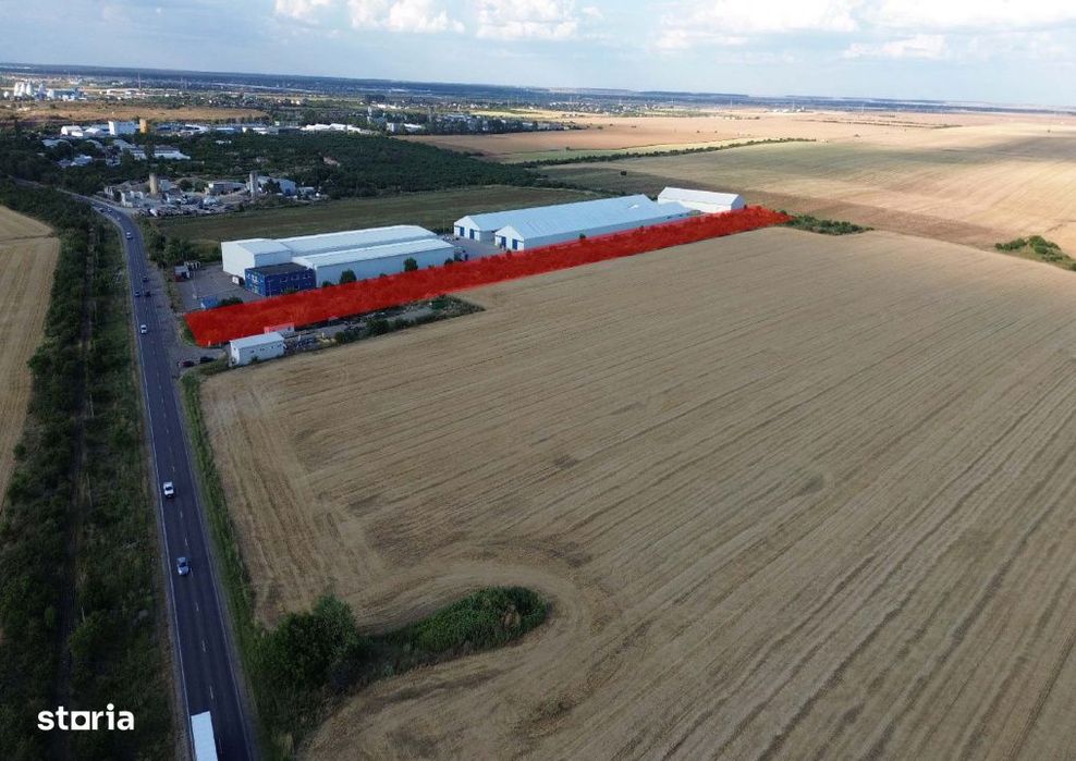 Teren de vanzare cu deschidere directa catre centura– Popesti-Leorde