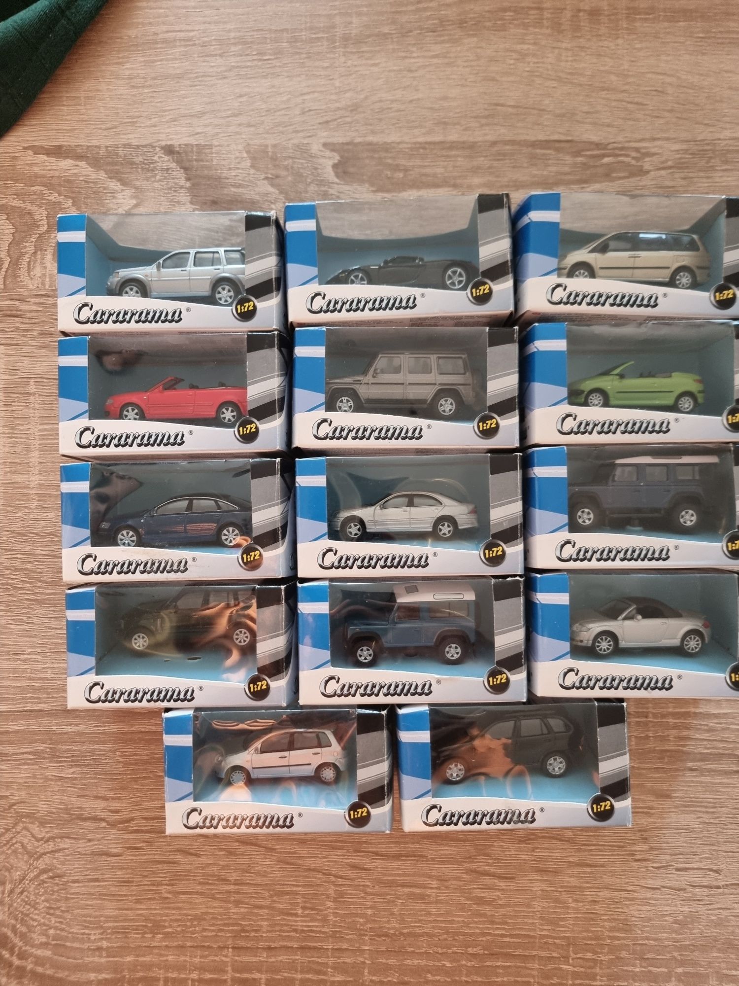 Колички Cararama 1:72 - 14 броя