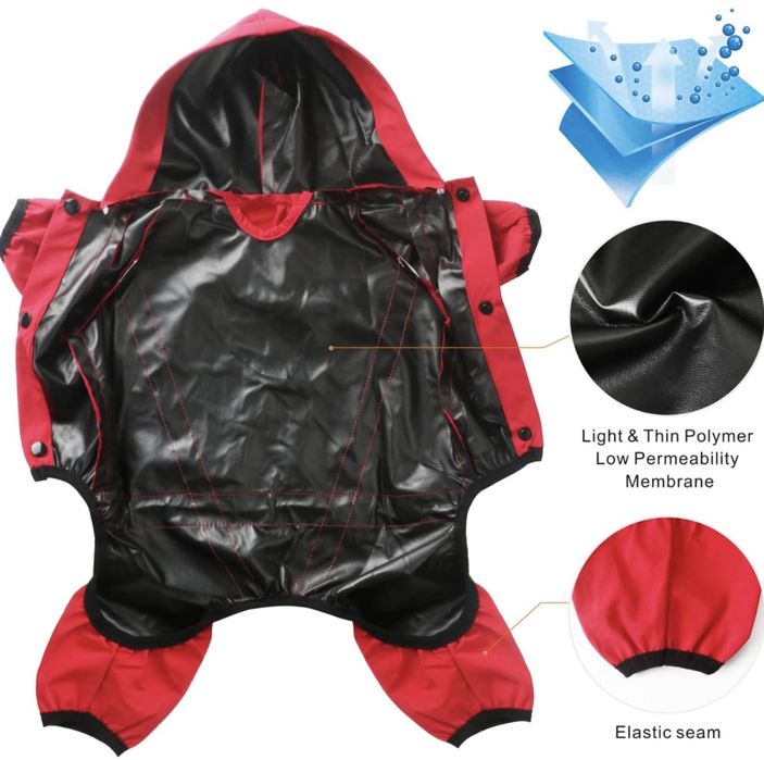 Дъждобран за малки кучета