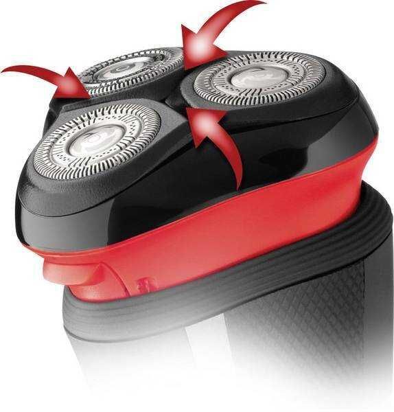 Самобръсначка Remington R3000, Черно / Червен