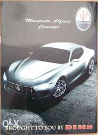 Колекционерски прес кит списание каталог Maserati Alfieri Concept