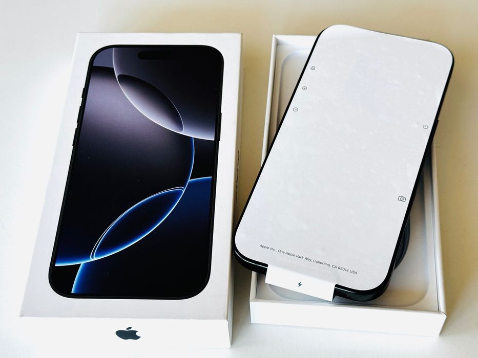 НОВ! Iphone 16 Pro 256GB Black Titanium Гаранция 1 година