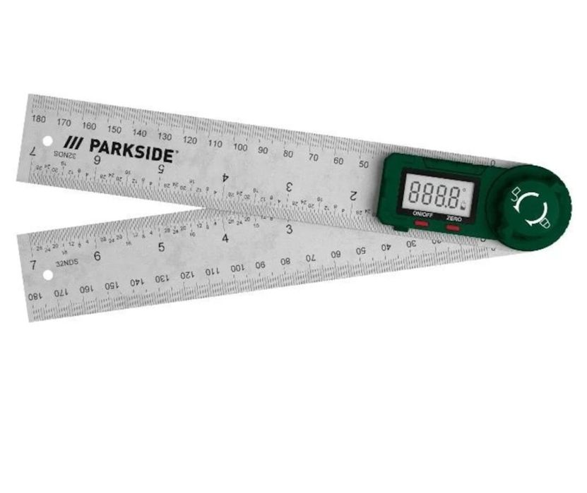 Raportor digital Parkside măsurare unghi interior exterior