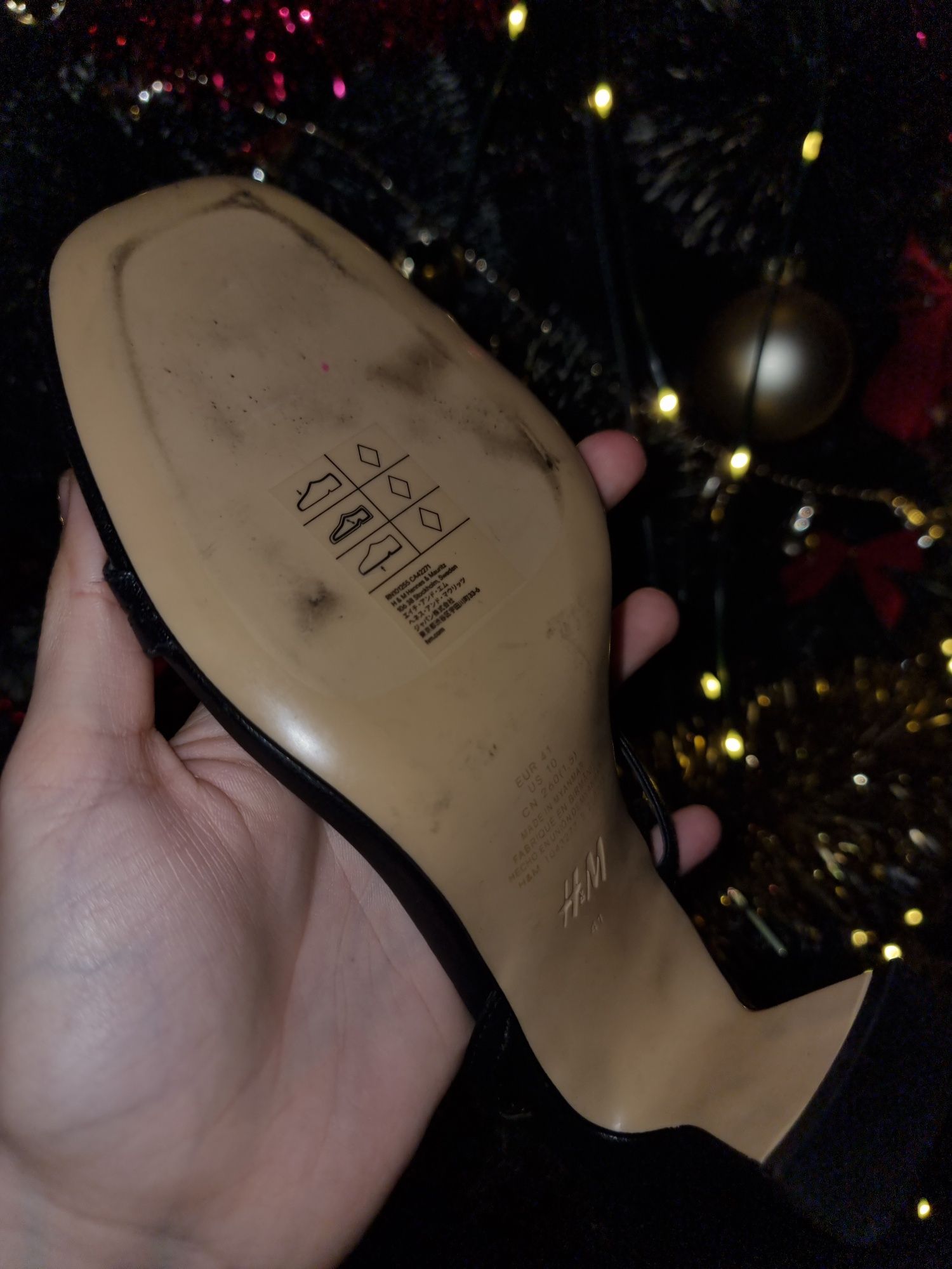 Sandale cu toc H&M 41 noi