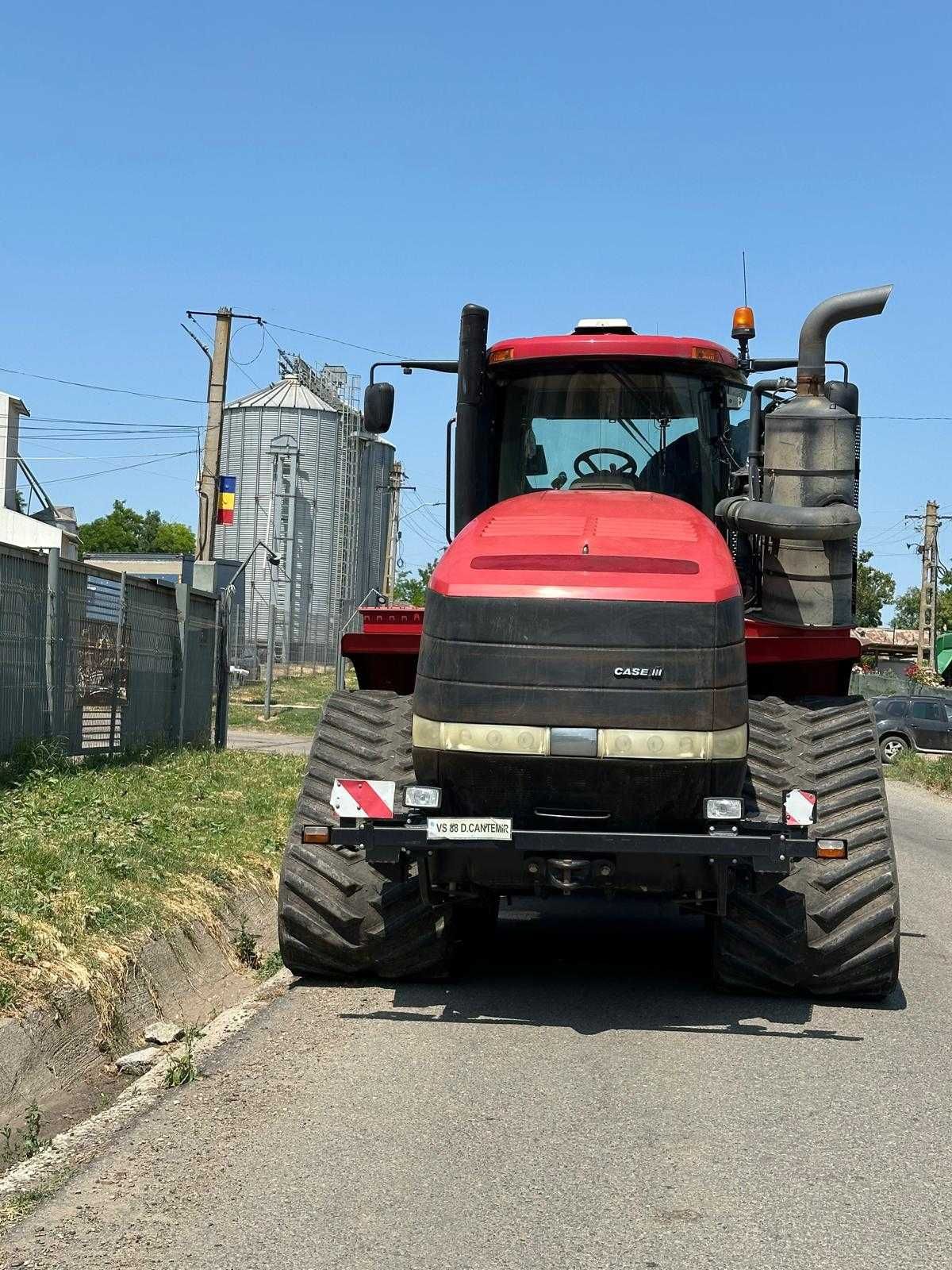 Tractor CASE IH QUADRAC 620 si scarificator QUIVOGNE 7 metri