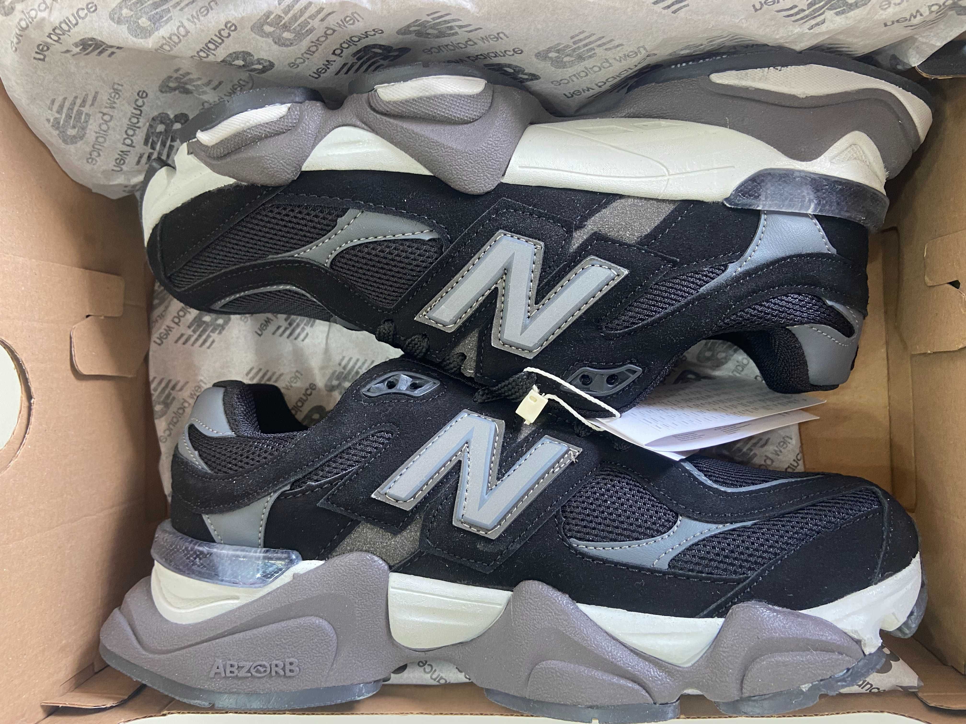 New Balance 9060 Black&Gray unisex (от/до 36-44 номер)
