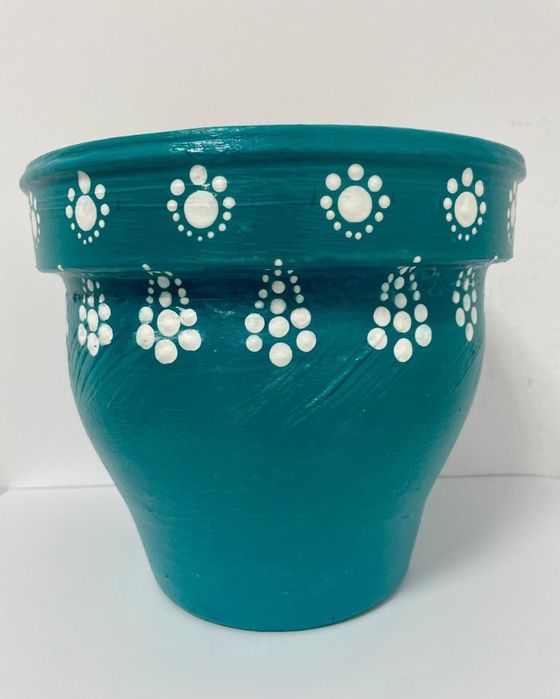 Ghivece ceramice pictate manual - modele unicat