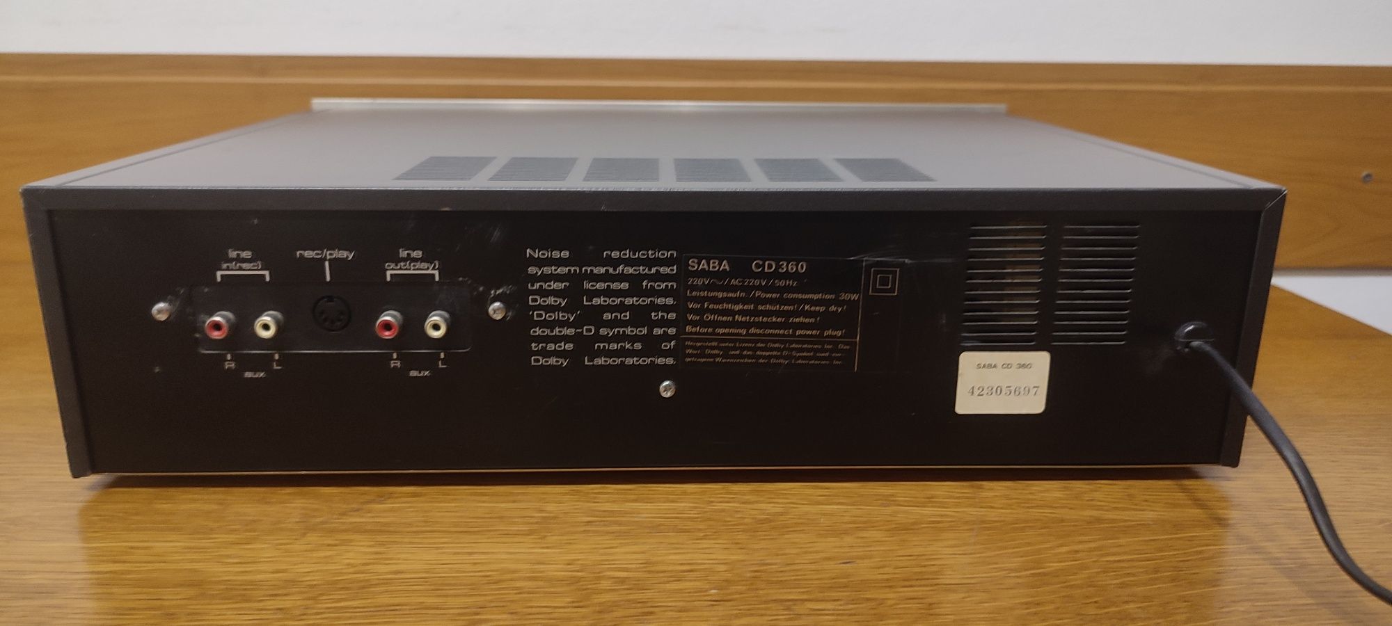 Deck vintage Saba CD 360