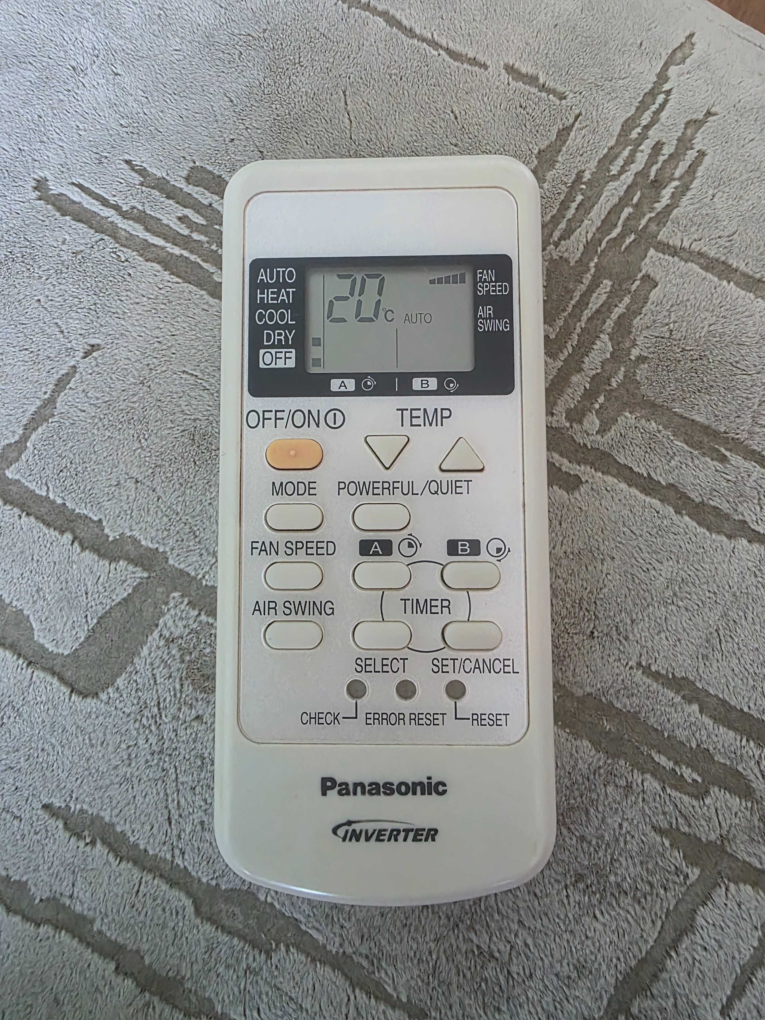 Panasonic inverter cu-ue9 климатик