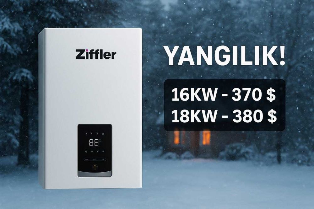 ZIFFLER 16kVt kotel dvyxkontur gazoviy двухконтурный газ катёл котел