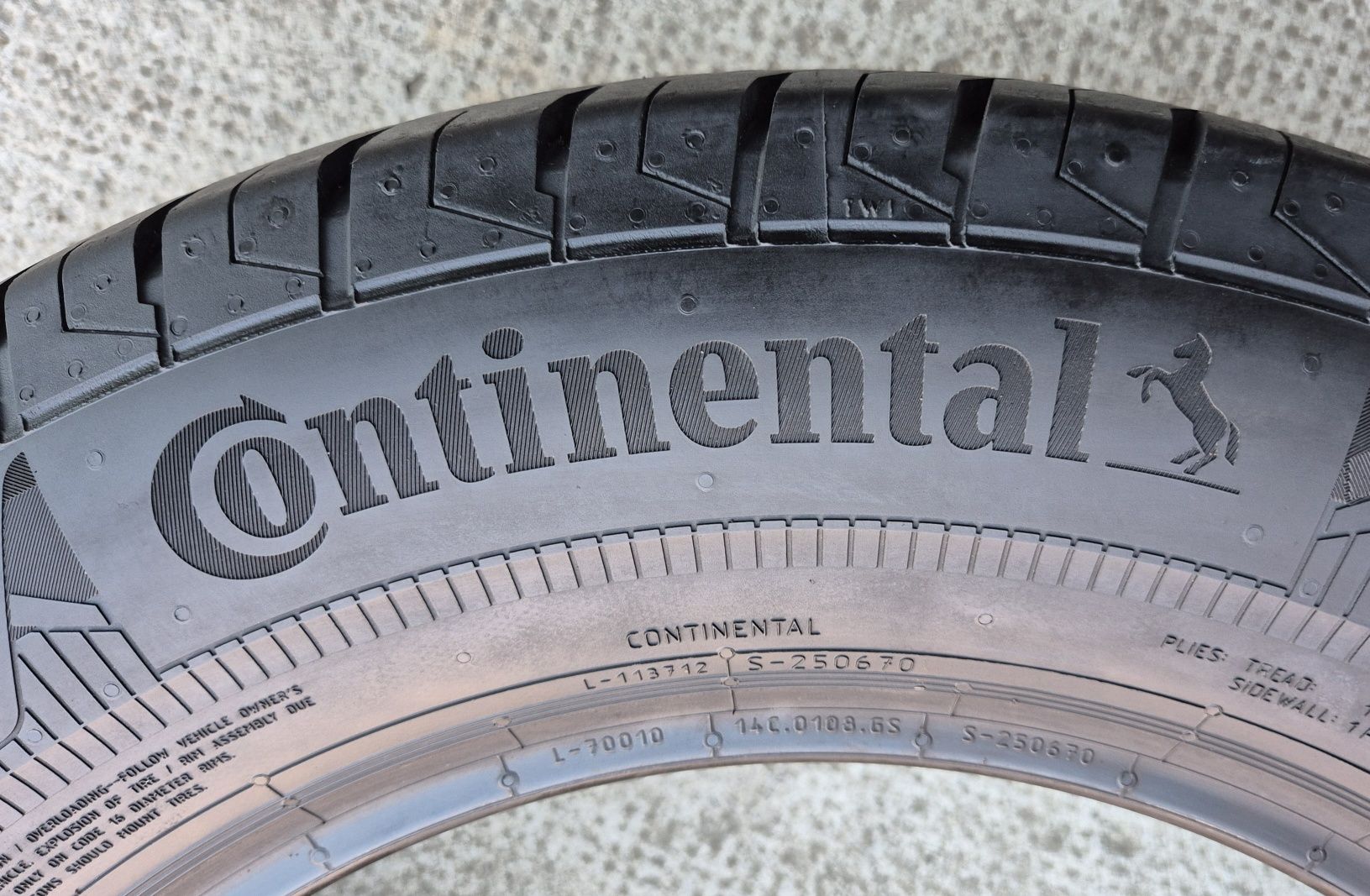 Set 2buc 215/65 R16C 109/107T Continental VanContactEco vară 2023