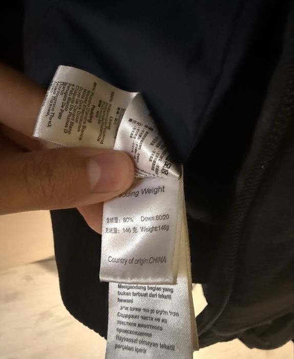 Зимно яке EA7 Emporio Armani с гъши пух