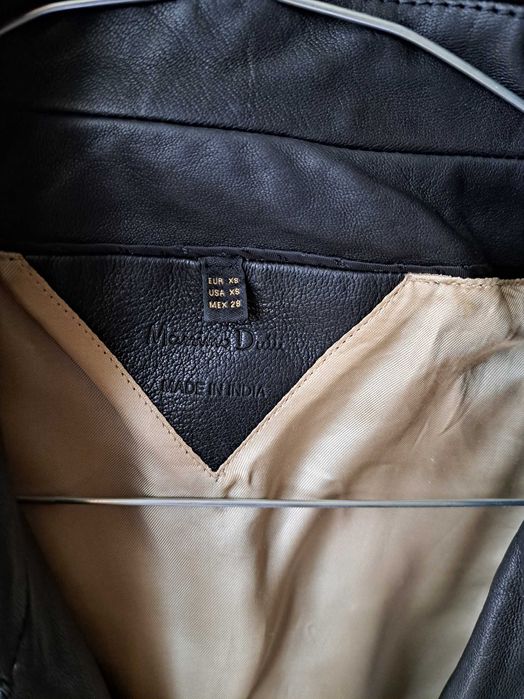 Massimo Dutti кожено яке - xs