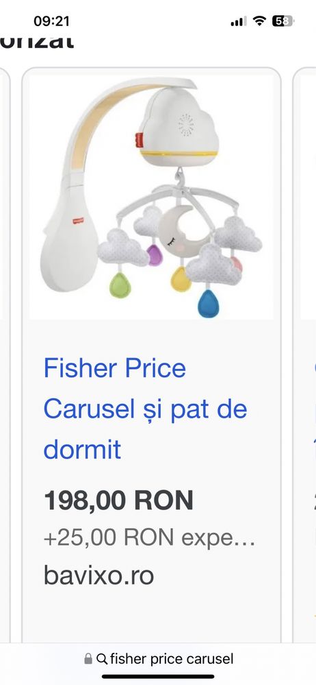 Carusel Fisher Price