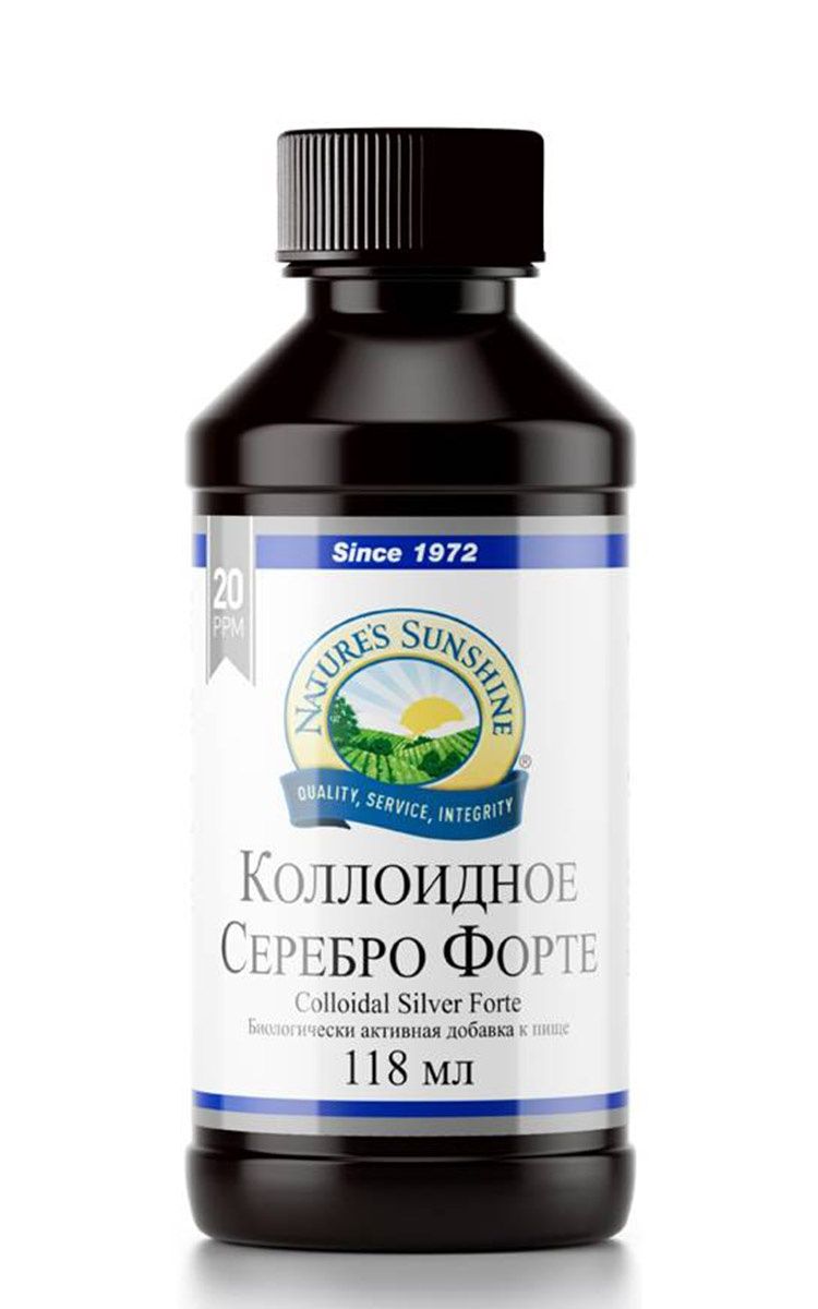 Коллоидное Серебро Форте (Colloidal Silver Forte), 118 мл